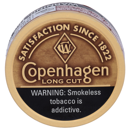 Copenhagen Long Cut tobacco can